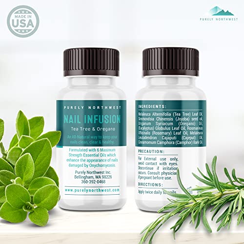 Extra Strength-100% All Natural Fungus Nail Solution for Toenail & Fingernails: Renew Thick Purely Northwest