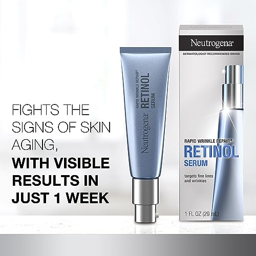 Neutrogena Rapid Wrinkle Repair Retinol Anti-Wrinkle Face Serum with Hyaluronic Neutrogena