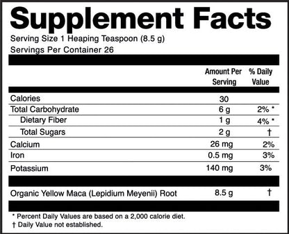 Zen Spirit Maca Root Powder Organic - Peruvian Root Premium Grade Superfood (Raw)