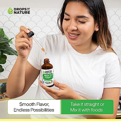 Green Tea Extract - 1000mg - 50% EGCG - Green Tea Liquid Drops, 4x more Powerful than Drops Of Nature
