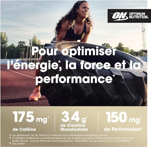 Optimum Nutrition Gold Standard Pre Workout Powder, Energy Drink with Creatine Optimum Nutrition