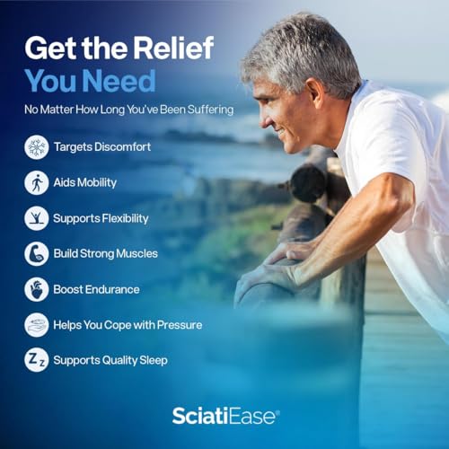 SciatiEase Sciatic Nerve Health Support - Sciatic Nerve Supplement with Pea, Vitamin B SciatiEase