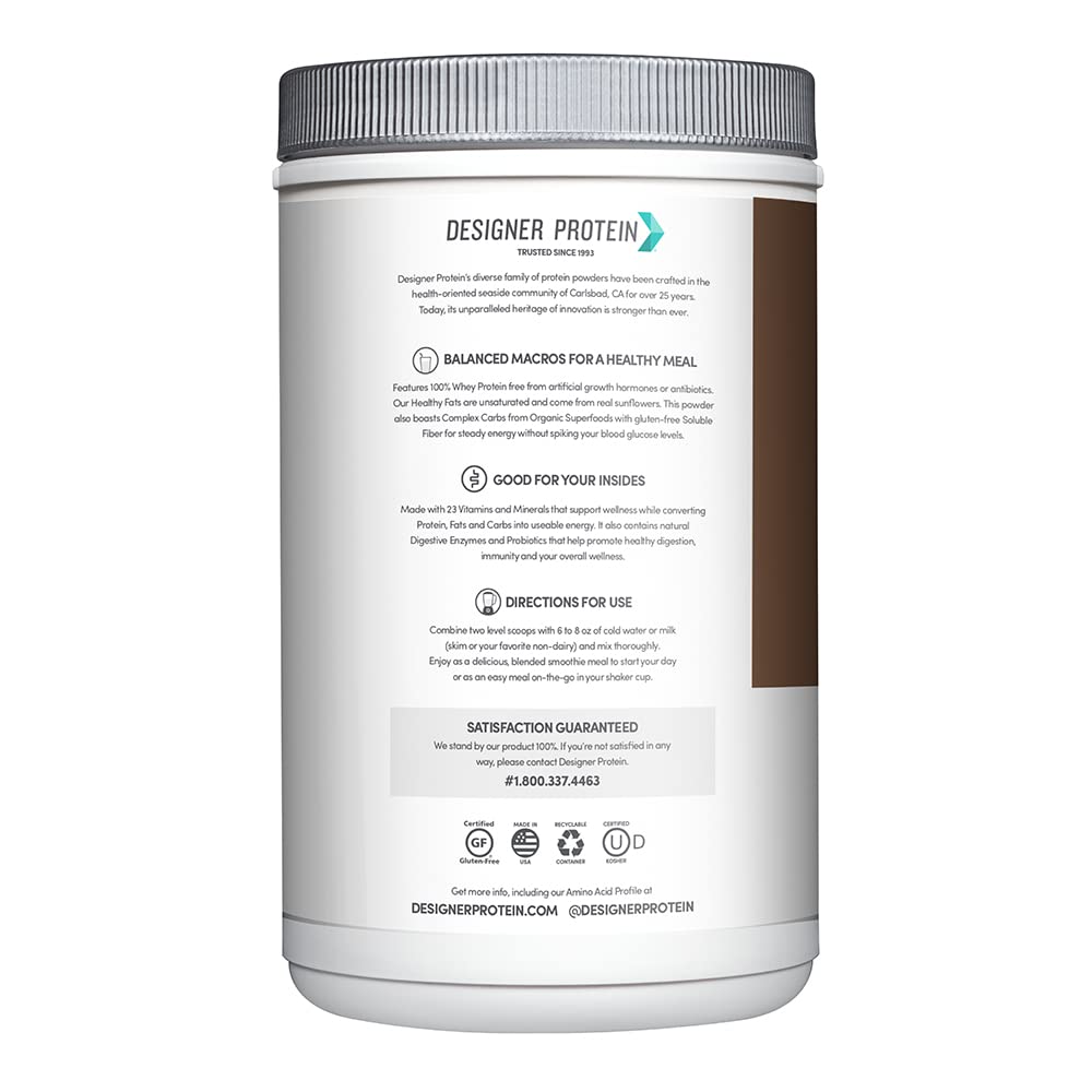 Designer Wellness, Designer Whey Protein Meal Powder with Vitamins, Minerals, and Organ Designer Wellness