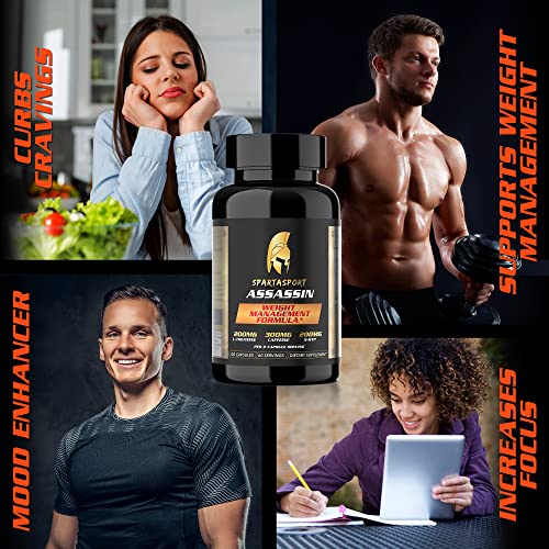 Spartasport Assassin Weight Management Formula - Weight Loss Pills for Women Men Spartasport