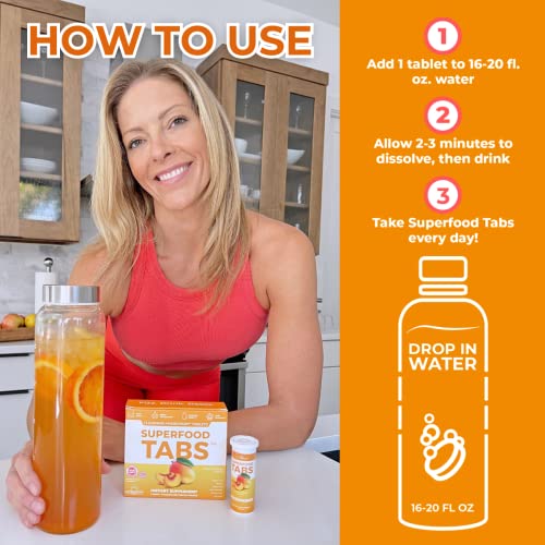 skinnytabs Superfood Tabs Detox Cleanse Drink - Fizzy Nutrition Supplement skinnytabs