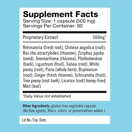 Herbalogic - Flashback Herb Capsules - Natural Relief for Menopausal Hot Flashes, Night Sweats, Sleeplessness Herbalogic