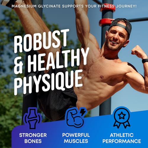 Magnesium Glycinate 500MG - Magnesium for Sleep - High Absorption Chelated Magnesiu JOYLI Nutrition