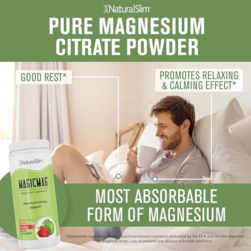 NaturalSlim Magicmag Pure Magnesium Citrate Powder – Stress, Constipation, Muscle NaturalSlim