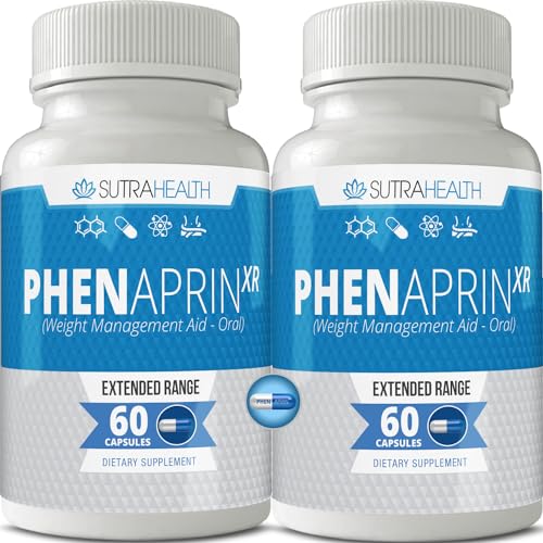 PhenAprin XR Maximum Strength Appetite Suppressant Diet Pills - 2-Pack, Metabolism Boosting