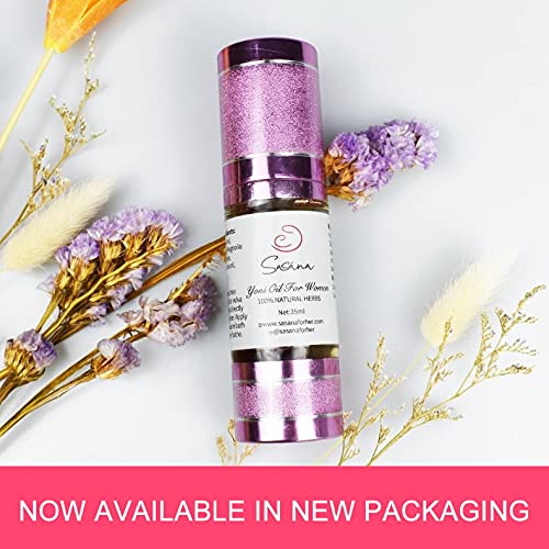 SASÁNA All Natural Feminine Spray - Effective Relief from Dryness, BV, Itch - 100% Organic Yoni Oil SASÁNA