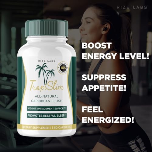 rize labs (5 Pack Tropislim Weight Loss Supplement, Tropislim Capsules for Total Body rize labs