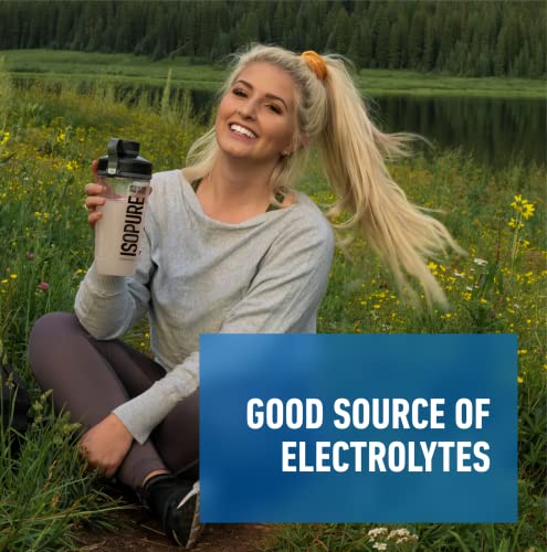 Isopure Protein Powder, Creamy Vanilla Whey Isolate with Vitamin C & Zinc for Immune Isopure