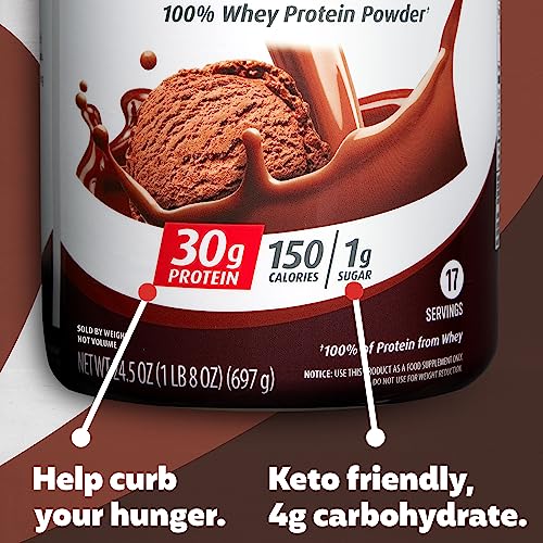 Premier Protein Powder, Chocolate Milkshake, 30g Protein, 1g Sugar, 100% Whey Protein Premier Protein