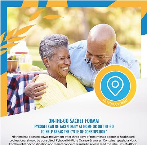 Fybogel Orange - 30 Sachets x 2 Packs Fybogel