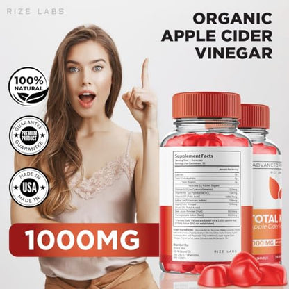 (2 Pack) Total Keto Gummies, Total Keto for Advanced Weight Loss, Total Keto Supplement