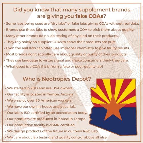 Nootropics Depot Fenugreek Extract Capsules | 500mg | 60 ct | 2.5% Trigonelline Nootropics Depot