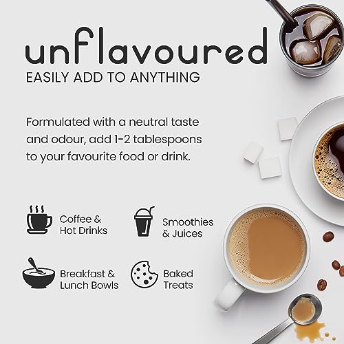 Bovine Collagen Peptides Powder 500g - 50 Servings - 100% Pure, Hydrolysed, Type 1 & 3-19 Amino Acids VitaBright