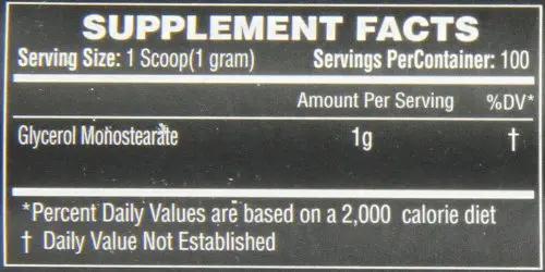 LiveLong Nutrition Glycerol Monostearate GMS Powder - Hydration, Endurance, Muscle LiveLong Nutrition