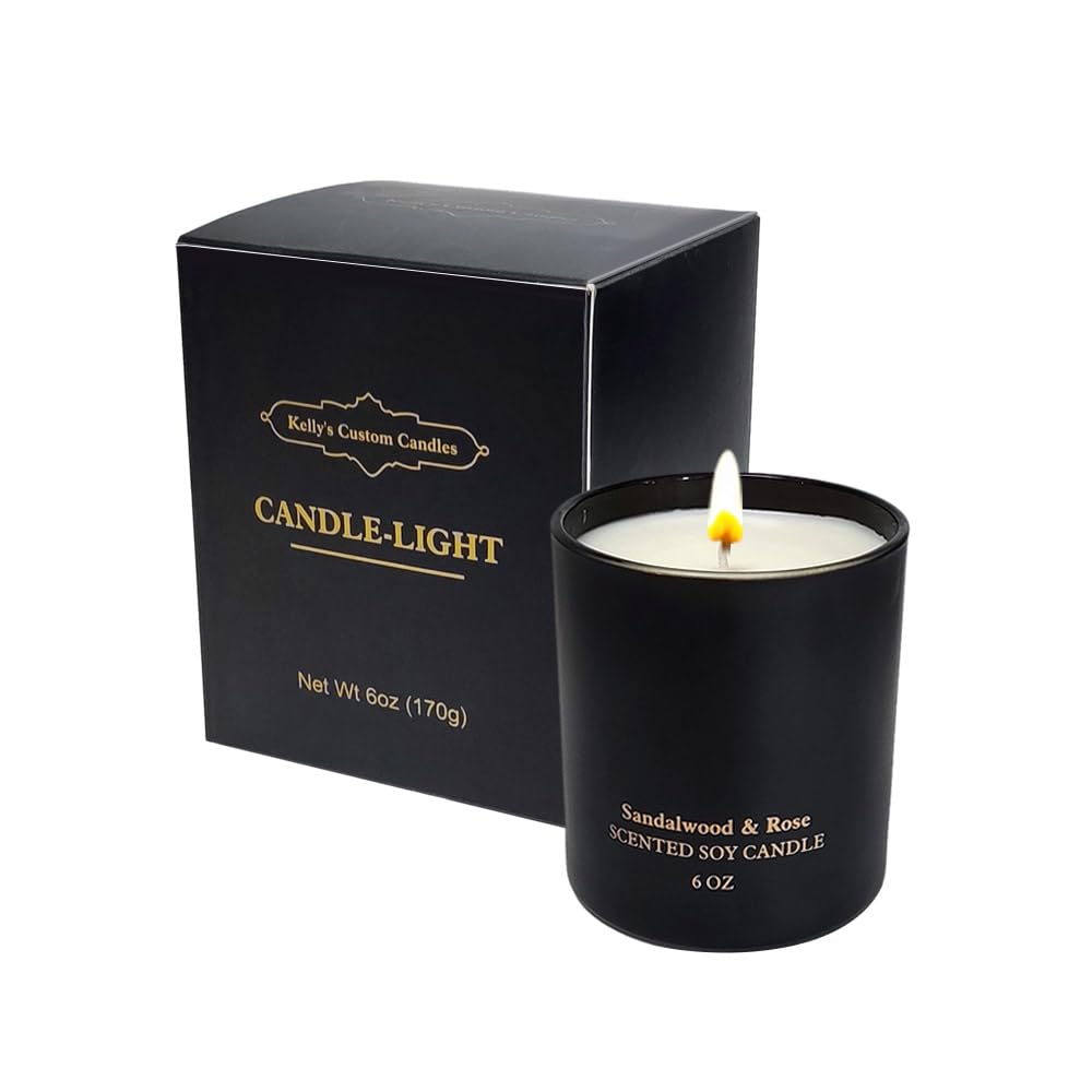 Scented Candles for Women,Premium Sandalwood Rose Aromatherapy Candles, Home Scented Candle