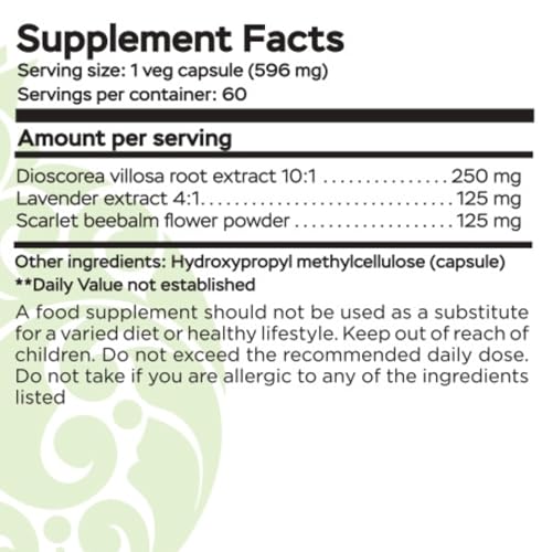 RaDoTech - Wild Yam Menopause Supplements for Women, Premenstrual and Menopause RaDoTech