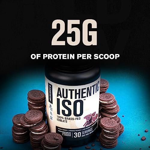 Jacked Factory Authentic ISO Grass Fed Whey Protein Isolate Powder - Low Carb Jacked Factory