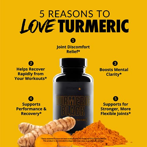 Sculpt Nation Powerful Turmeric Supplement - Turmeric Curcumin with Black Sculpt Nation
