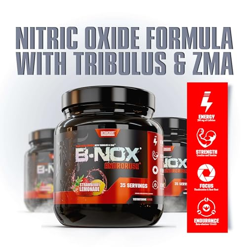 Betancourt Nutrition B-Nox Androrush Pre Workout with Creatine Blend | BCAAs & Beta Betancourt Nutrition