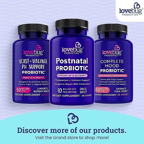 Lovebug Complete Mood Probiotic | 10 Clinically Studied Probiotic Strains & Patented lovebug PROBIOTICS