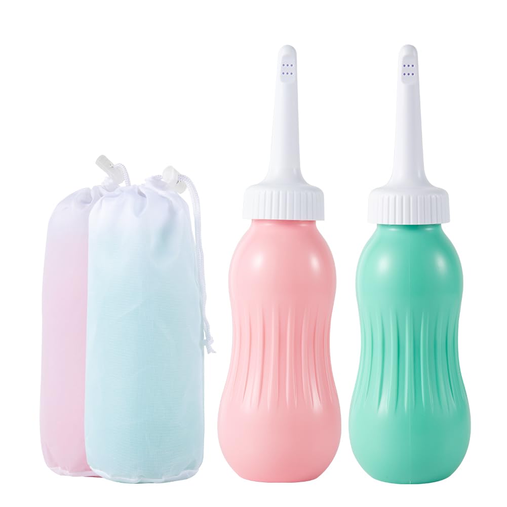 OFFO Peri Bottle 2 PCS for Postpartum Recovery, 17OZ (500ML) Labor and Delivery Essentials