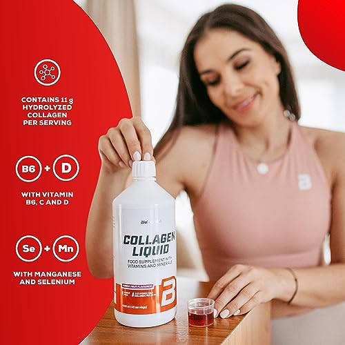 BioTechUSA Collagen Liquid, Flavored Dietary Supplement Drink with Collagen, Vitamins BioTechUSA