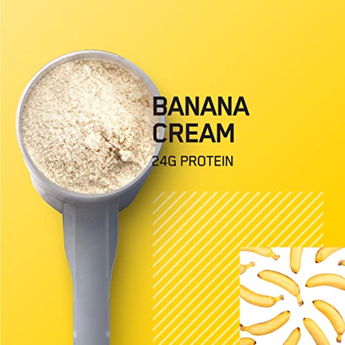 Optimum Nutrition Gold Standard 100% Whey Protein Powder, Banana Cream, 2 Pound Optimum Nutrition