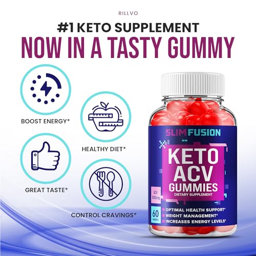 Slim Fusion Keto ACV Gummies - Keto SlimFusion ACV Advanced Formula Plus Apple Cider Rillvo