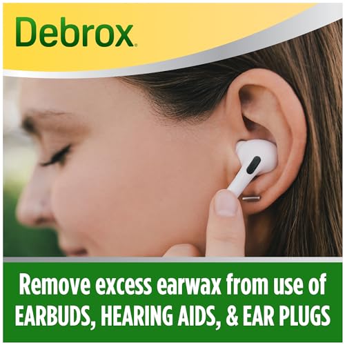 Debrox Ear Wax Removal Kit, Ear Cleaning Kit Includes Rubber Bulb Syringe Debrox