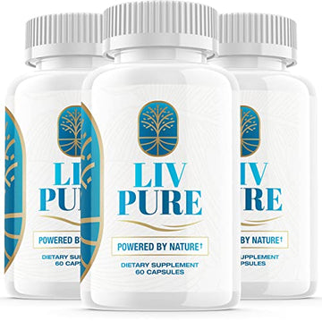 Rillvo (3 Pack) Liv Pure Powered by Nature Advanced Formula Liver Live Pure Perification