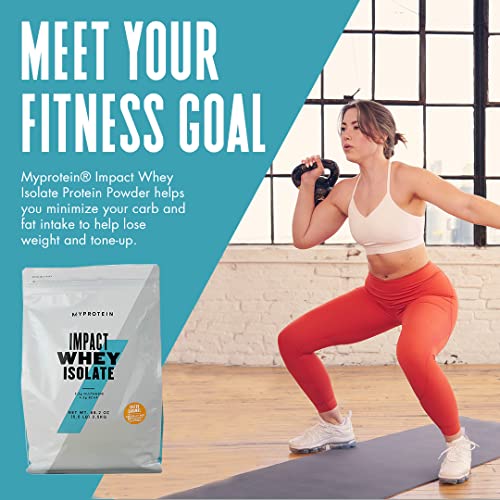 Myprotein Impact Whey Isolate Protein Powder (Caramel, 2.2 Pound (Pack of 1)) Myprotein