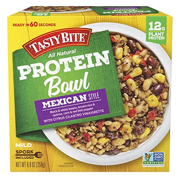 TASTY BITE Mexican Protein Bowl, 8.8 Ounce, Pack of 6, Ready to Eat, Microwaveable
