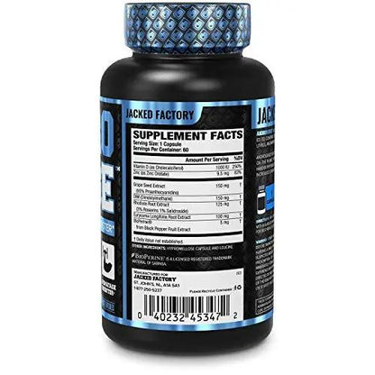 Jacked Factory N.O. XT Nitric Oxide Supplement, Build-XT Muscle Builder, & Androsurge Estrogen Blocker for Men