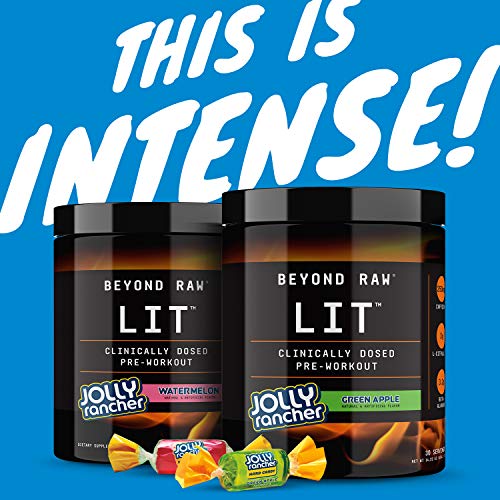BEYOND RAW LIT | Clinically Dosed Pre-Workout Powder | Contains Caffeine, L-Citruline BEYOND RAW