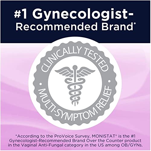 Monistat 7 Simple Cure Feminine Antifungal Cream with RX Strength Cream, 7 Day Treatment Cream Monistat