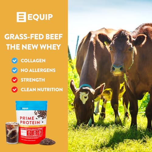 Equip Foods Prime Protein - Grass Fed Beef Protein Powder Isolate - Paleo and Keto Equip