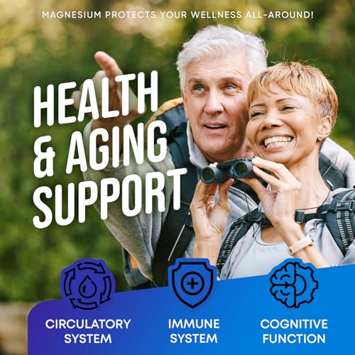 Magnesium Glycinate 500MG - Magnesium for Sleep - High Absorption Chelated Magnesiu JOYLI Nutrition