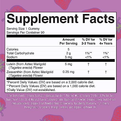 MaryRuth's Eye Care Gummies | Zeaxanthin and Lutein | 45 Day Supply MaryRuth Organics