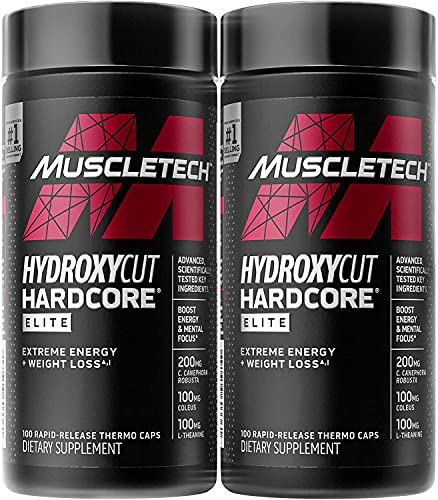 Hydroxycut Weight Loss Pills for Women & Men Hardcore Elite | Weight Loss Supplement Hydroxycut