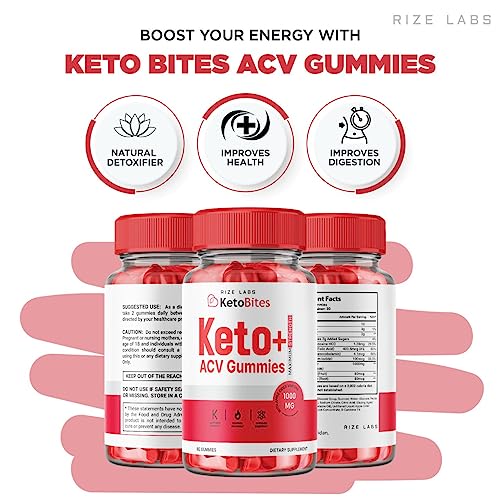 rize labs (2 Pack) Keto Bites - Keto Bites Gummies Advanced Weight Loss - Keto Bites ACV rize labs