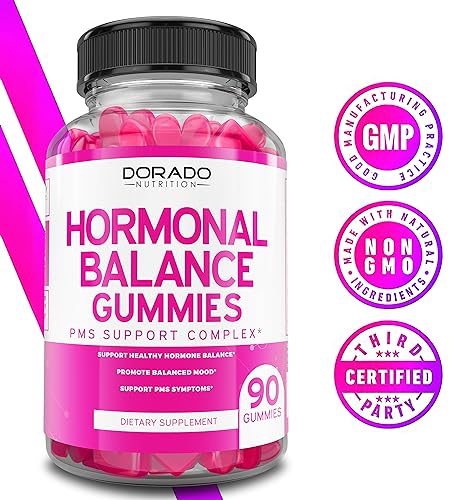 Hormonal Balance For Women & PMS Relief Gummies (90 Gummies) - Support Cramps
