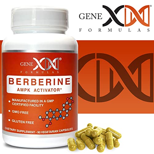 GENEX Berberine HCl 500mg (90 Capsules) | Powerful AMPK Activator, Supports Heart Genex Formulas