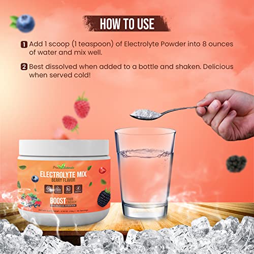 Electrolyte Powder - Refreshing Workout Recovery Electrolytes, Sugar Free, Gluten Free Pride Naturals, Inc