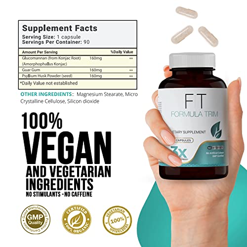 Formula Trim Natural Appetite Management Supplement for Women. Improves Digestion Formula Trim