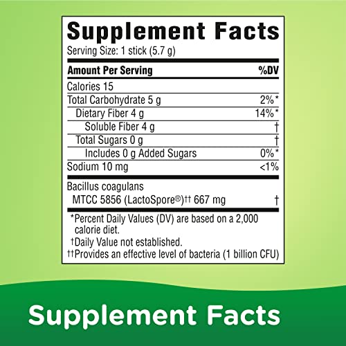 Benefiber Advanced Digestive Health Prebiotic Fiber Supplement Powder with Probiotics Benefiber