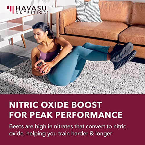 Beet Root + COQ10 Gummies Nitric Oxide Booster for Healthy Energy & Circulation Support HAVASU NUTRITION